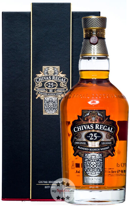 Chivas Brothers Ltd. Chivas Regal 25 Jahre Original Legend Blended Scotch Whisky (40 % vol., 0,7 Liter)