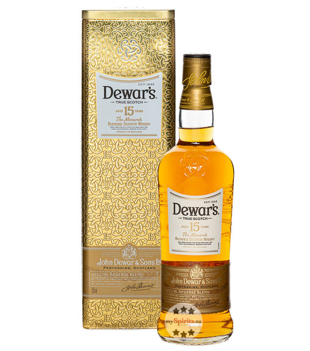 John Dewar & Sons Dewar’s 15 Jahre The Monarch Blended Scotch Whisky (40 % Vol., 0,7 Liter)