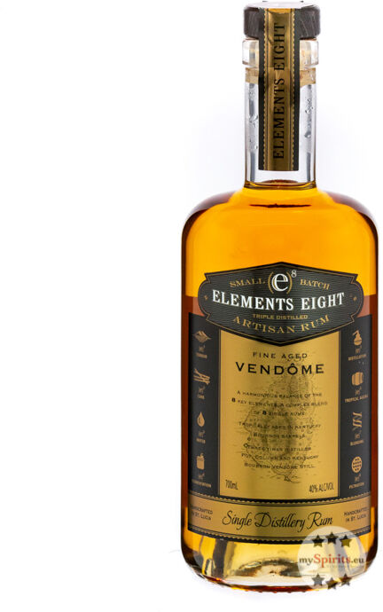 Elements Eight Rum Company Elements Eight Vendôme Rum (40 % vol., 0,7 Liter) Elements Eight Rum Company Elements Eight Vendôme Rum (40 % vol., 0,7 Liter)