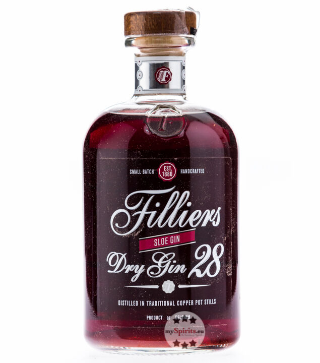 Filliers Distillery Filliers Dry Gin 28 Sloe Gin (26 % vol., 0,5 Liter)