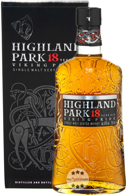 Highland Park 18 Jahre Viking Pride Whisky (43 % Vol., 0,7 Liter)