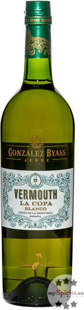 González Byass Vermouth La Copa Blanco (15,5 % Vol., 0,75 Liter) González Byass Vermouth La Copa Blanco (15,5 % Vol., 0,75 Liter)