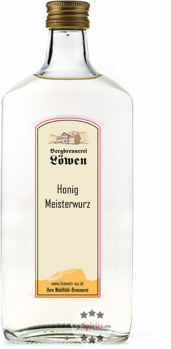 Bergbrennerei Löwen Löwen Honig Meisterwurz (40% Vol., 0,5 Liter)