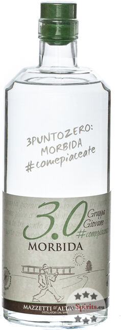 Mazzetti d’Altavilla Mazzetti 3.0 Grappa Morbida  (40 % Vol., 1,0 Liter) Mazzetti d’Altavilla Mazzetti 3.0 Grappa Morbida  (40 % Vol., 1,0 Liter)
