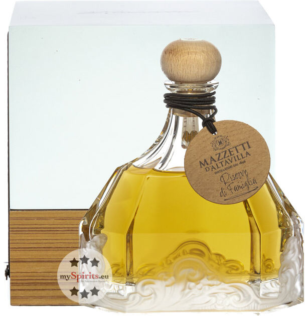 Mazzetti d’Altavilla Mazzetti Grappa Bohemia Moscato Riserva 2015 (43 % Vol., 0,5 Liter)