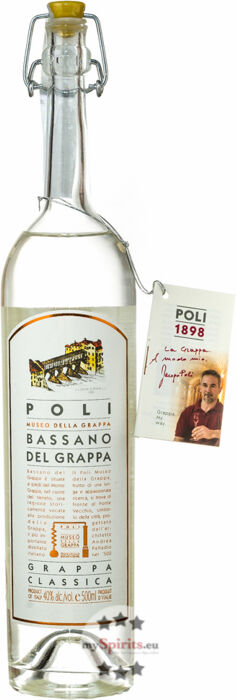 Poli Distillerie Poli Grappa Bassano Classica (40 % vol., 0,5 Liter)