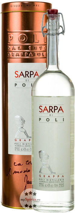 Poli Distillerie Poli Grappa Sarpa di Poli (40 % vol., 0,7 Liter)