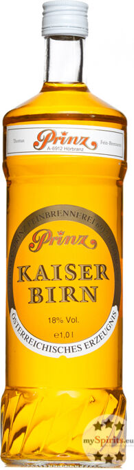 Fein Prinz Kaiserbirn Birnen-Likör (18% Vol., 1,0 Liter)