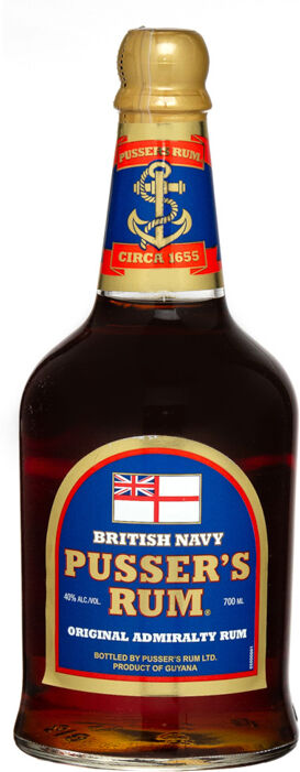 Pusser's Rum Ltd. Pusser's British Navy Rum Original Admirality (40 % Vol., 0,7 Liter)