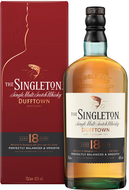 The Singleton of Dufftown Singleton of Dufftown 18 Jahre Single Malt Scotch Whisky (40 % vol., 0,7 Liter)