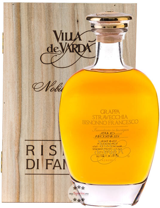 Distilleria Villa de Varda Villa de Varda Grappa Stravecchia Bisnonno Francesco (40 % vol., 0,7 Liter)