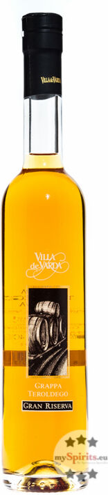 Distilleria Villa de Varda Villa de Varda Grappa Teroldego Riserva Mezzolitro (40 % vol., 0,5 Liter)