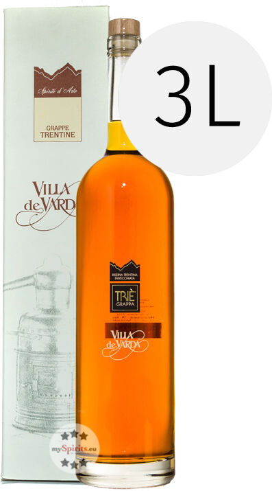 Distilleria Villa de Varda Villa de Varda Triè Grappa Riserva 3L (40 % vol., 3,0 Liter)