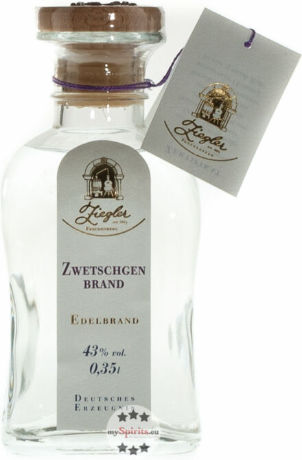 Brennerei Ziegler Ziegler Zwetschgen-Brand  (43 % vol., 0,35 Liter)