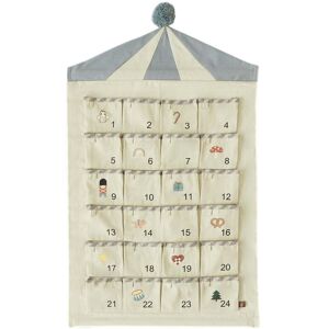 OYOY - Circus Adventskalender, beige / blau