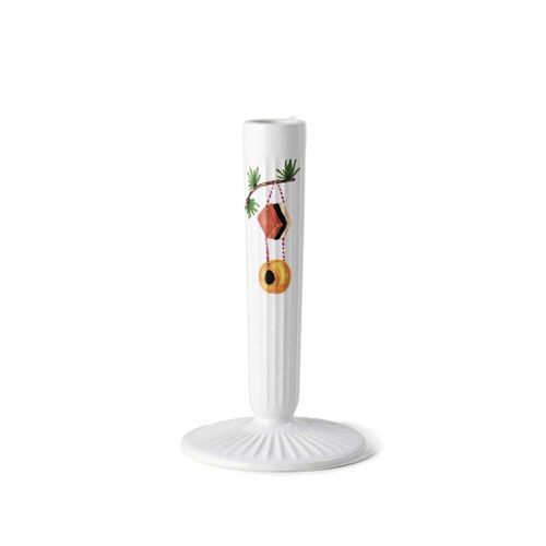 Kähler Design - Hammershøi Weihnachten Kerzenhalter H 16 cm, weiß