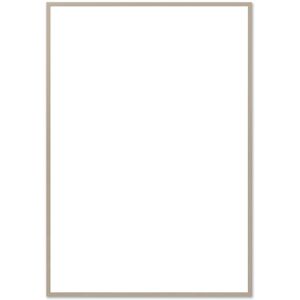 The Poster Club - Bilderrahmen Eiche beige, Echtglas, 70 x 100 cm