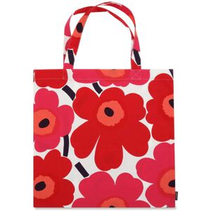 Marimekko - Pieni Unikko Einkaufstasche, rot / weiß