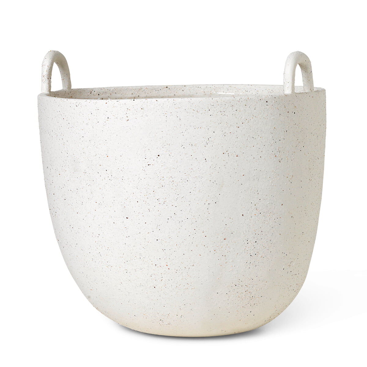 ferm LIVING - Speckle Pflanzentopf, Ø 30 x H 30 cm, off-white