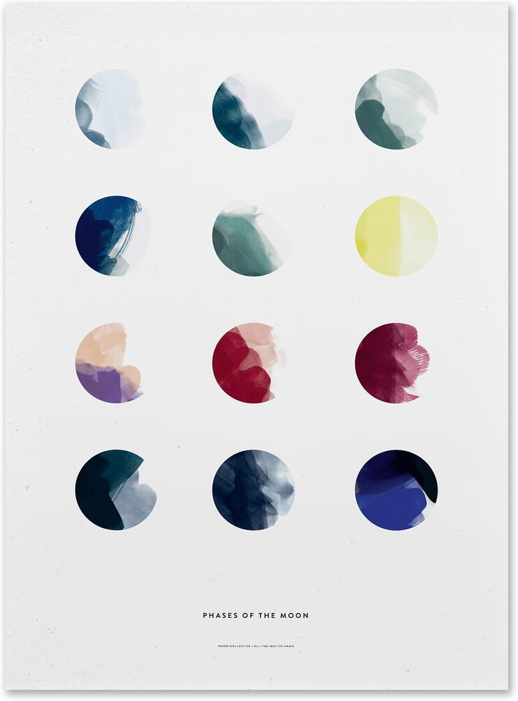 Paper Collective - Moon Phases, 50 x 70 cm