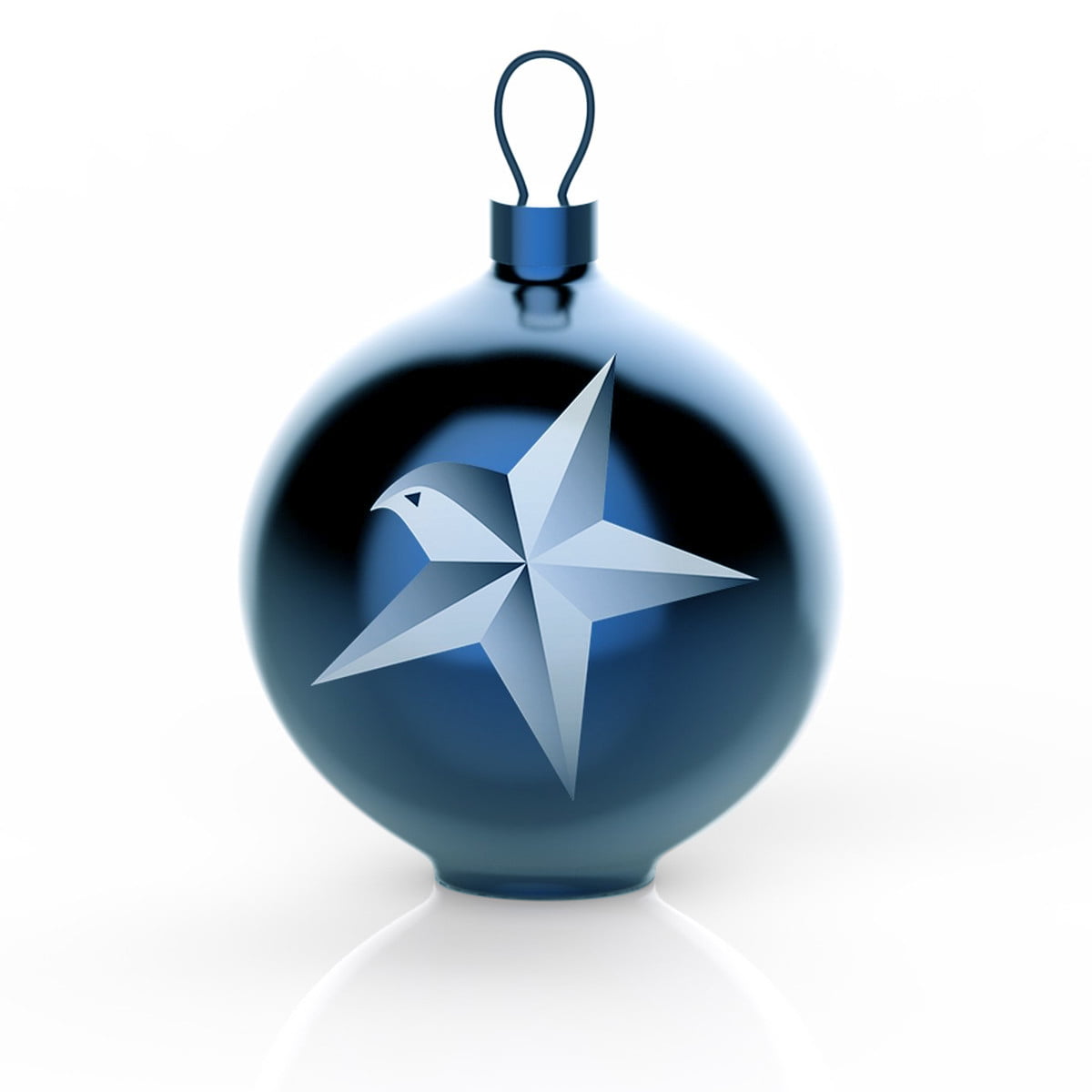 Alessi - Blue Christmas Christbaumkugeln, Stern
