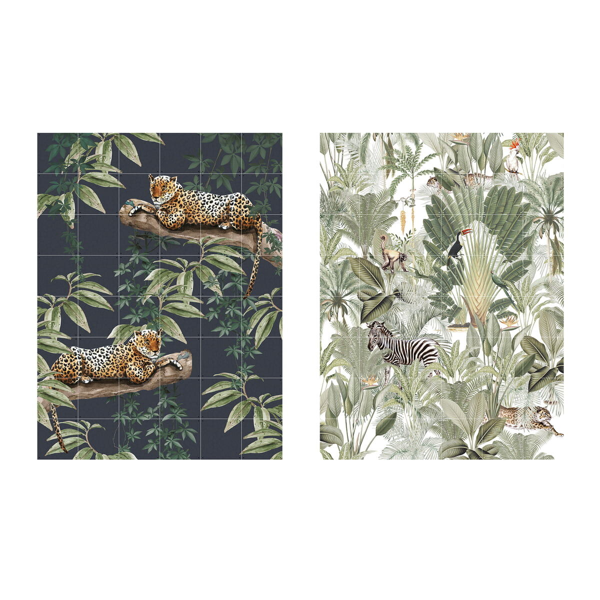 IXXI - Chilling in the Jungle & Into the wild, 120 x 160 cm