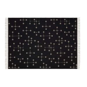 Vitra - Eames Wolldecke, Dot Pattern, schwarz