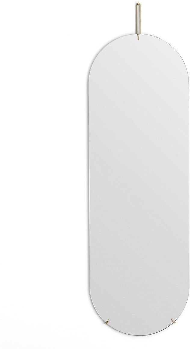 MOEBE - Wandspiegel oval, 133 cm x 44 cm, Messing MOEBE - Wandspiegel oval, 133 cm x 44 cm, Messing