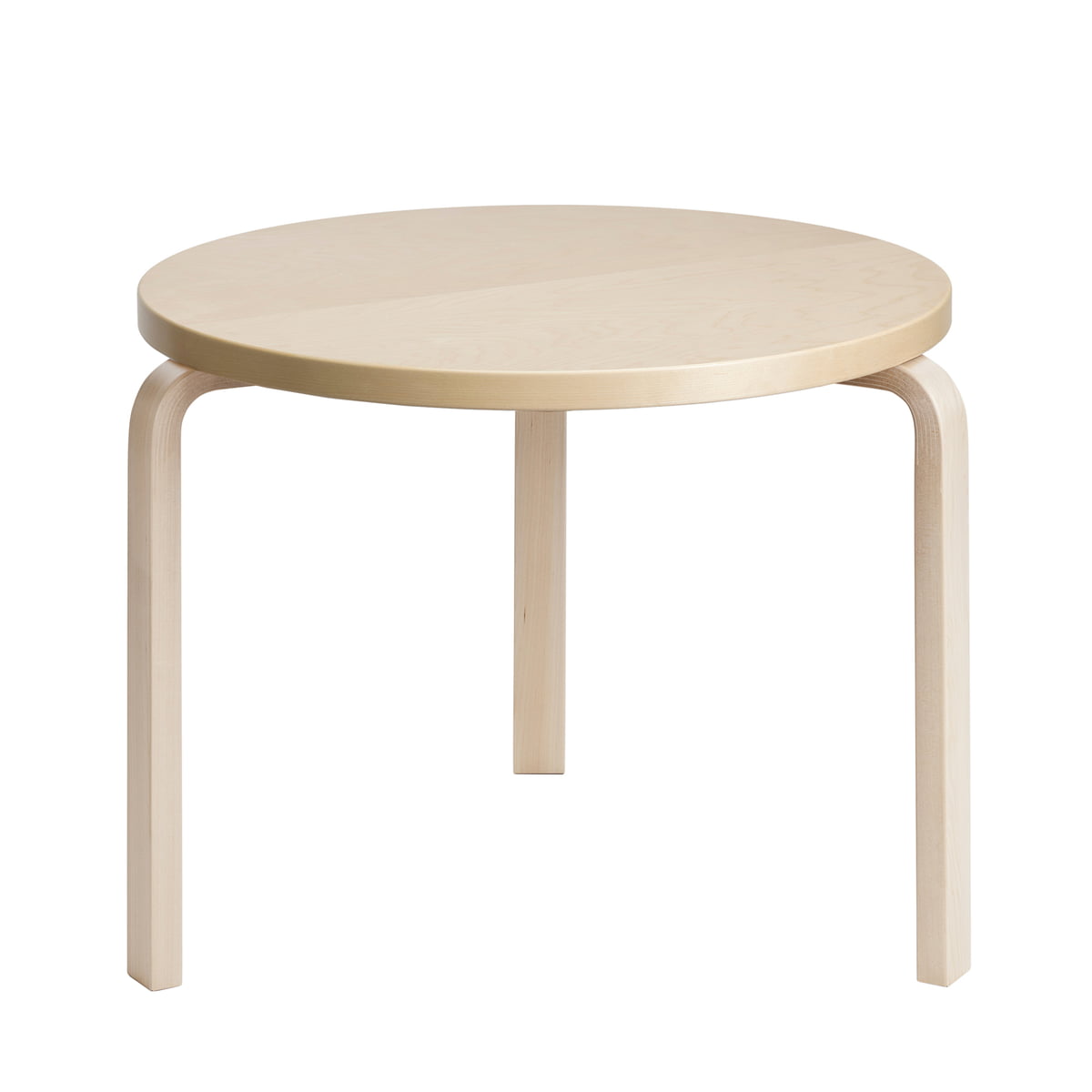 Artek - 90B Kindertisch, H 52, Birke natur