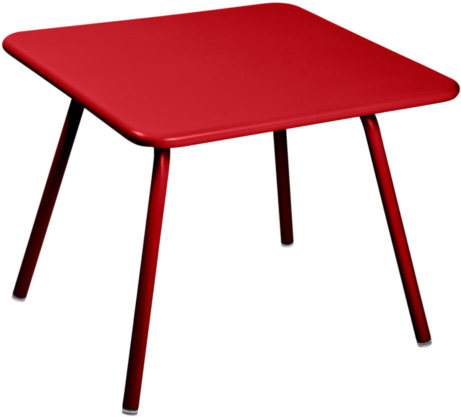 Fermob - Luxembourg Kid Kindertisch, 57 x 57 cm, mohnrot Fermob - Luxembourg Kid Kindertisch, 57 x 57 cm, mohnrot