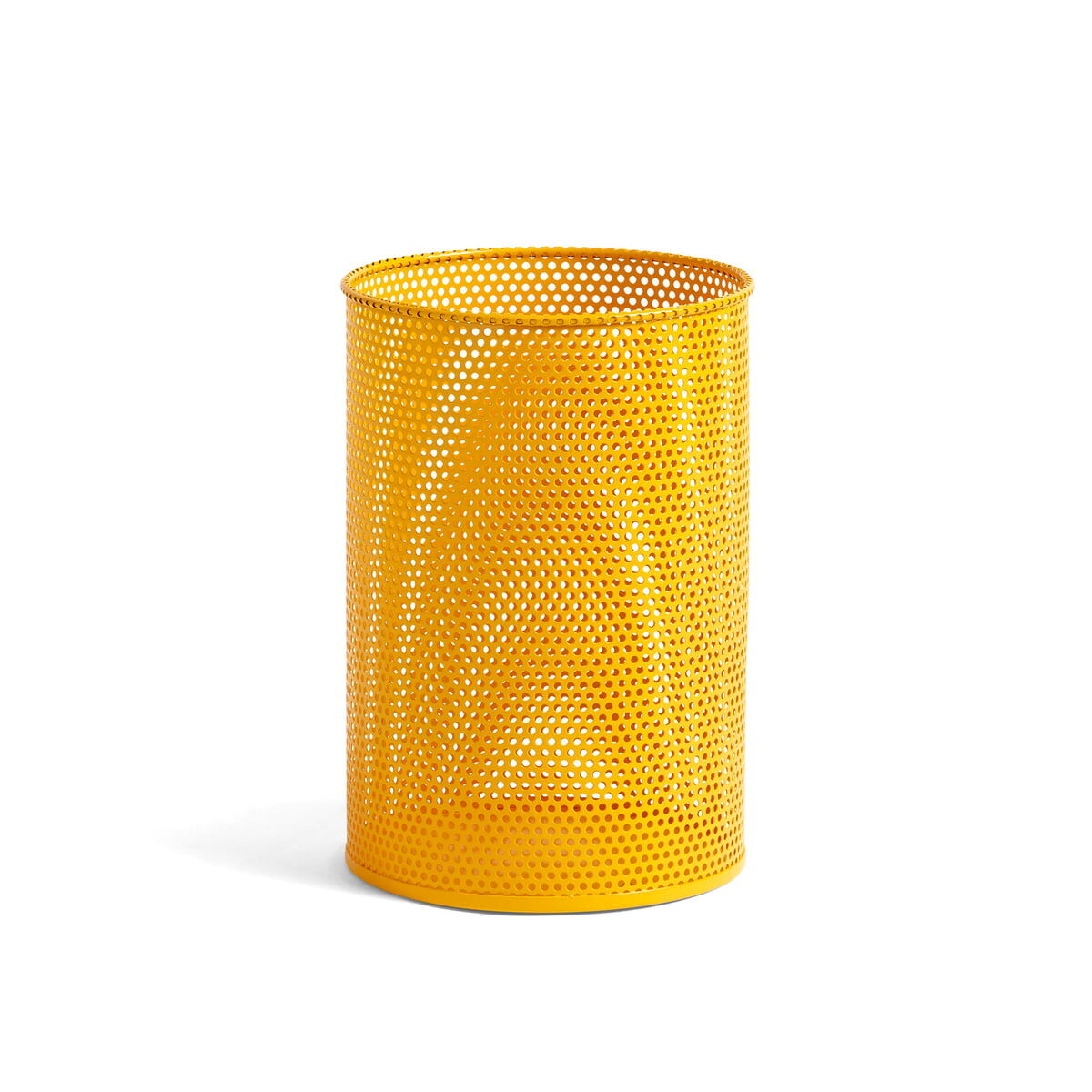HAY - Perforated Bin M, Ø 25 x H 36 cm, gelb