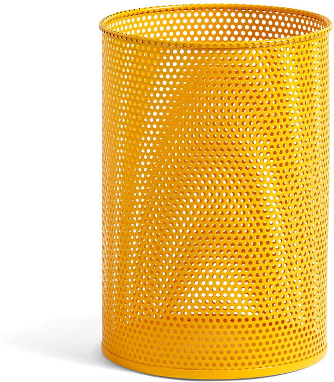 HAY - Perforated Bin M, Ø 25 x H 36 cm, gelb