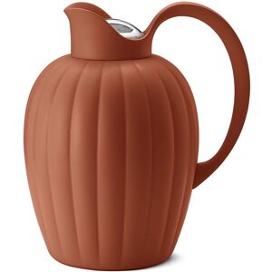 Georg Jensen - Bernadotte Thermoskanne, terracotta red