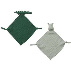 LIEWOOD - Yoko Mini Kuscheltücher, safari green (2er-Set)