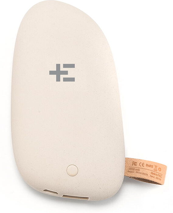 Terra Nation - Pureva Rock Powerbank M, 1 USB-Anschluss / 5000 mAh, off white Terra Nation - Pureva Rock Powerbank M, 1 USB-Anschluss / 5000 mAh, off white