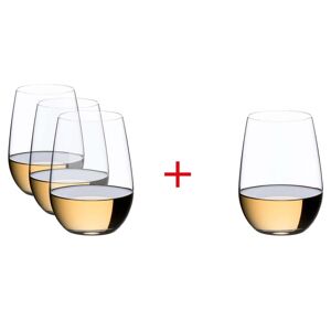 Riedel - O Wine Weingläser, Riesling / Sauvignon, transparent, 375 ml (3+1 gratis)