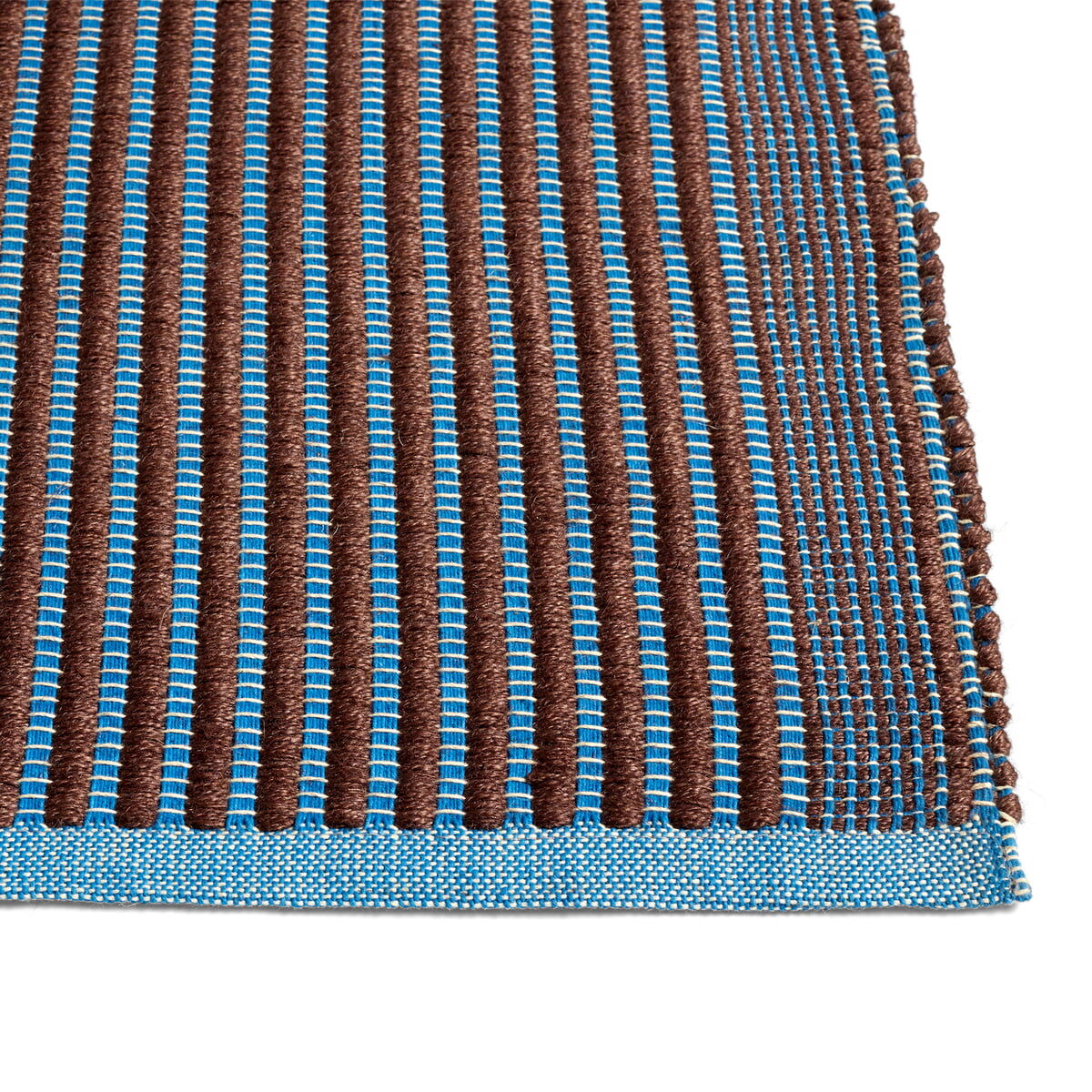 HAY - Tapis Teppich, 140 x 200 cm, kastanie / blau