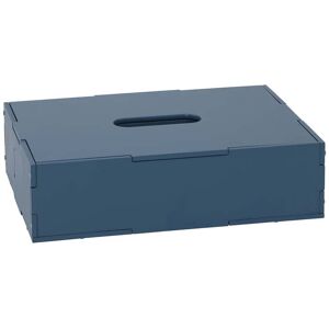 Nofred - Aufbewahrungsbox mit Deckel, 33,5 x 9 x 24 cm, blau