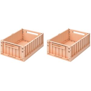 LIEWOOD - Weston Aufbewahrungsbox, 26 x 25 x 13,5 cm, tuscany rose (2er-Set)