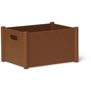 Form & Refine - Pillar Storage Box M, clay brown