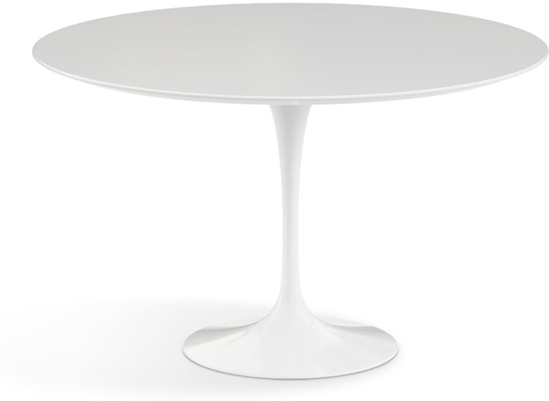 Knoll - Saarinen Outdoor Tisch Ø 120 cm, weiß