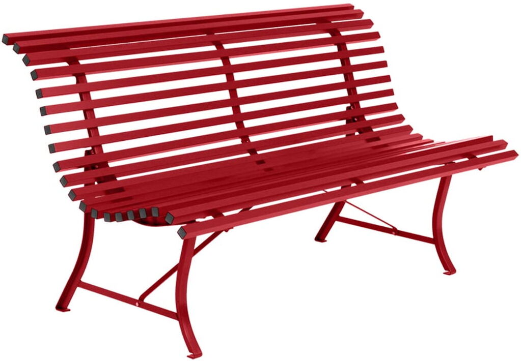 Fermob - Louisiane Bank, 150 cm, chili Fermob - Louisiane Bank, 150 cm, chili