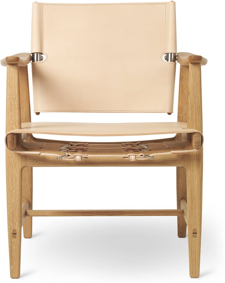 Carl Hansen - BM1160 Huntsman Chair, Eiche geölt / Sattelleder natur (Beschläge Edelstahl)