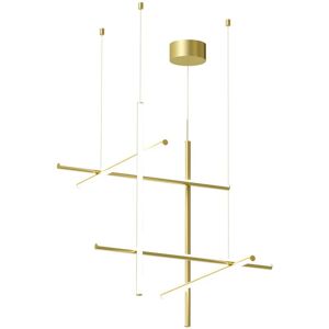 Flos - Coordinates S3 LED Pendelleuchte, champagner eloxiert