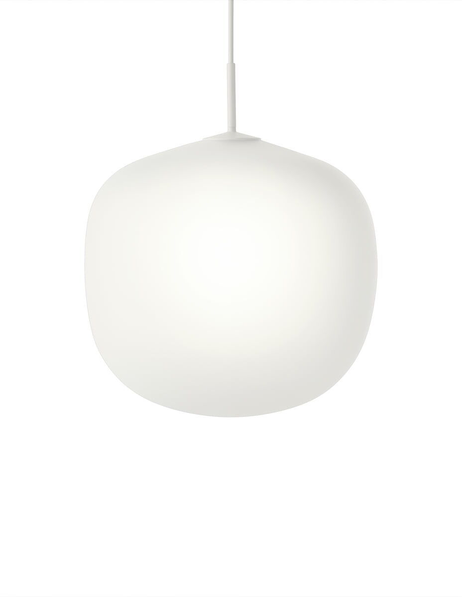 Muuto - Rime Pendelleuchte Ø 45 cm, opal / weiß