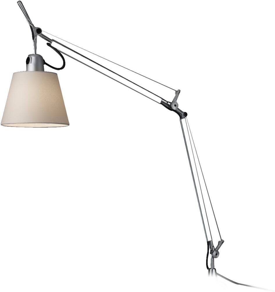 Artemide - Tolomeo Basculante, Body + Schirm aus Pergamentpapier Ø 18 cm