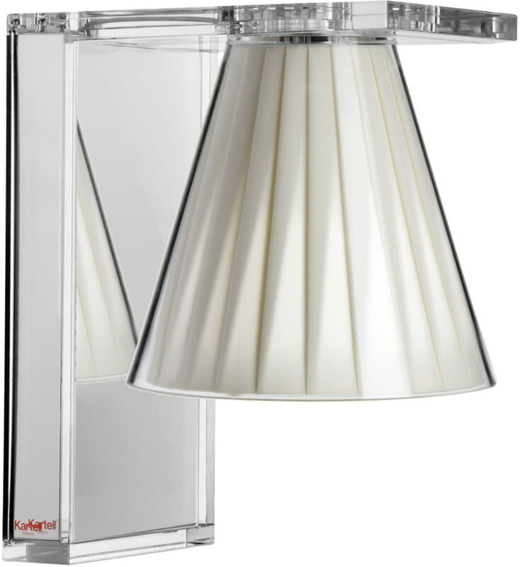 Kartell - Light-Air Wandleuchte, transparent / beige