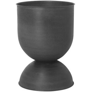 ferm LIVING - Hourglass Blumentopf small, Ø 31 x H 42,5 cm, schwarz / dunkelgrau