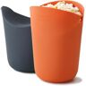 Joseph Joseph - M-Cuisine Popcorn-Maker (2er-Set), orange / grau