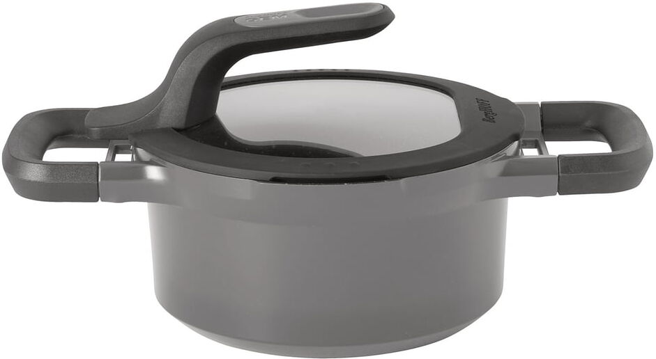 Berghoff - Gem Stay-Cool Kochtopf mit Deckel Ø 16 cm, grau Berghoff - Gem Stay-Cool Kochtopf mit Deckel Ø 16 cm, grau